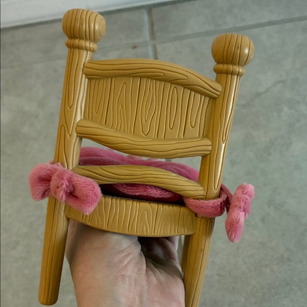 Fisher Price Briarberry Bears Dollhouse Dining Room Replacement Chair 1998 - Picture 7 of 7